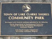 Community Park Plaque