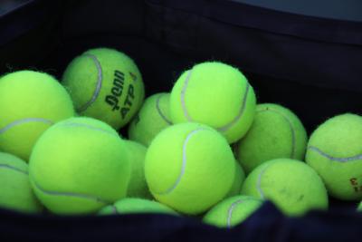 Photograph of tennis balls