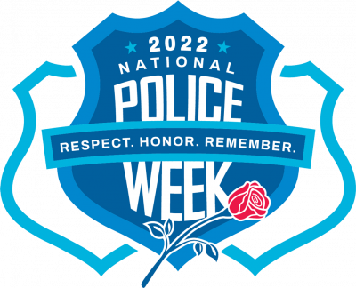 2022 National Police Week Respect. Honor. Remember. Logo